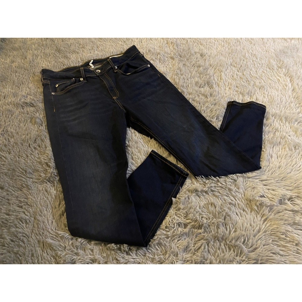 Rag & Bone Jeans Womens 31 Blue Cate Mid Rise Ankle Skinny Denim jeans